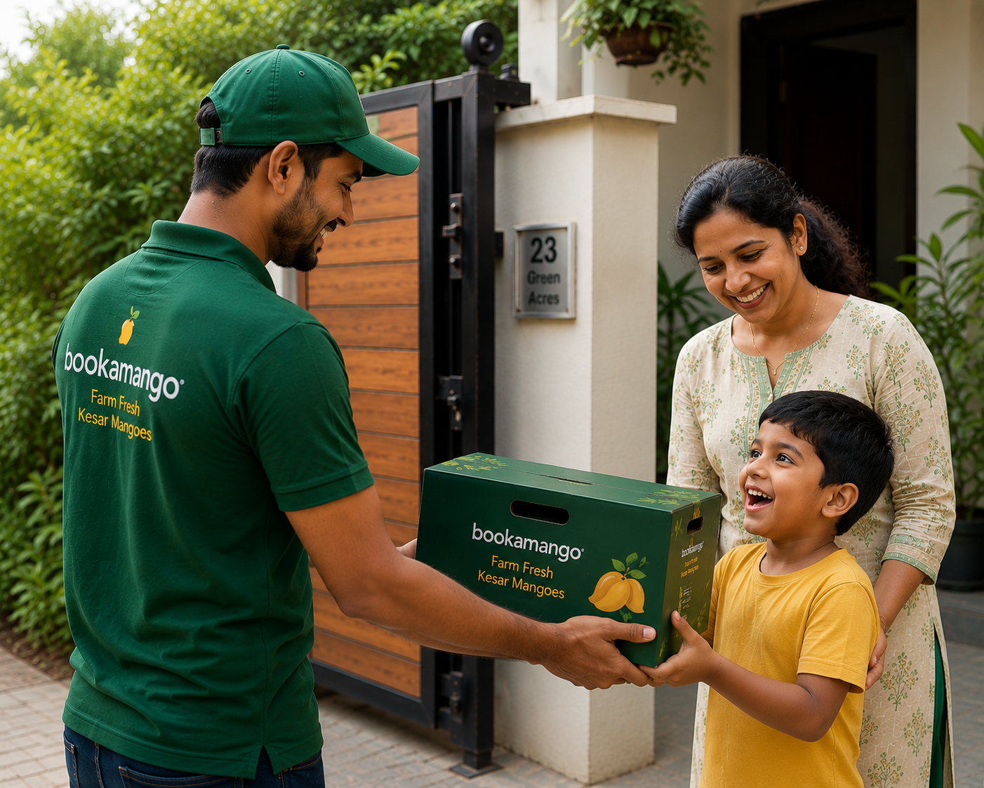 BookAMango Farm Fresh Kutchi Kesar Mango Doorstep Delivery