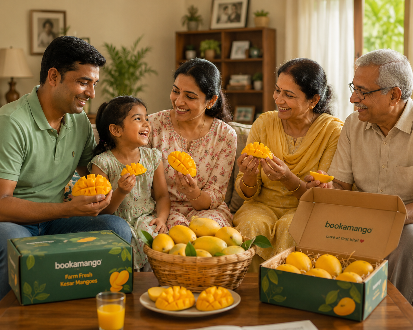 Premium Kutchi Kesar Mango Bundle Buy 3 Boxes Get 1 Free